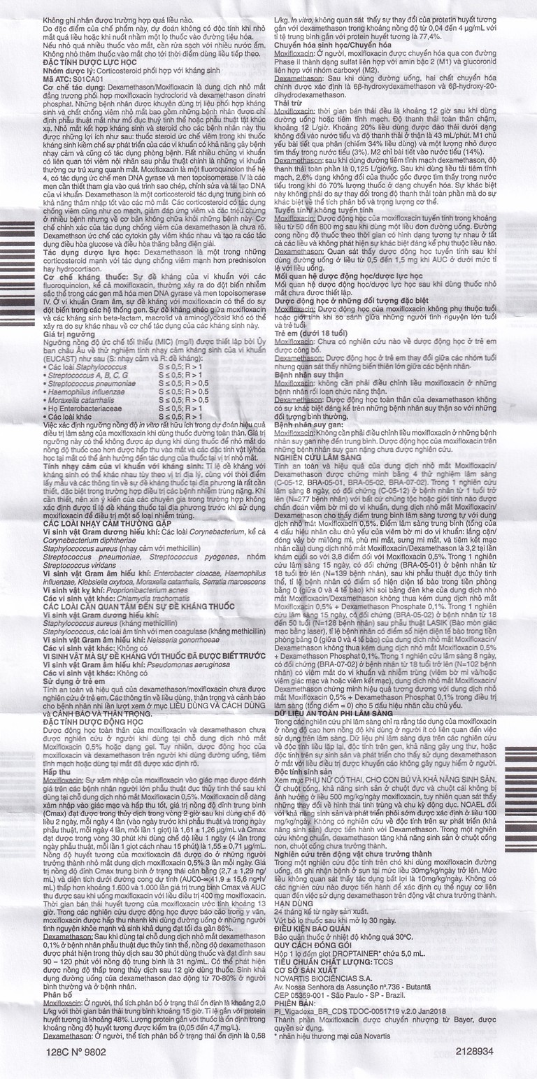 Thuốc nhỏ mắt Vigadexa Alcon điều trị các chứng nhiễm khuẩn ở mắt (5ml)