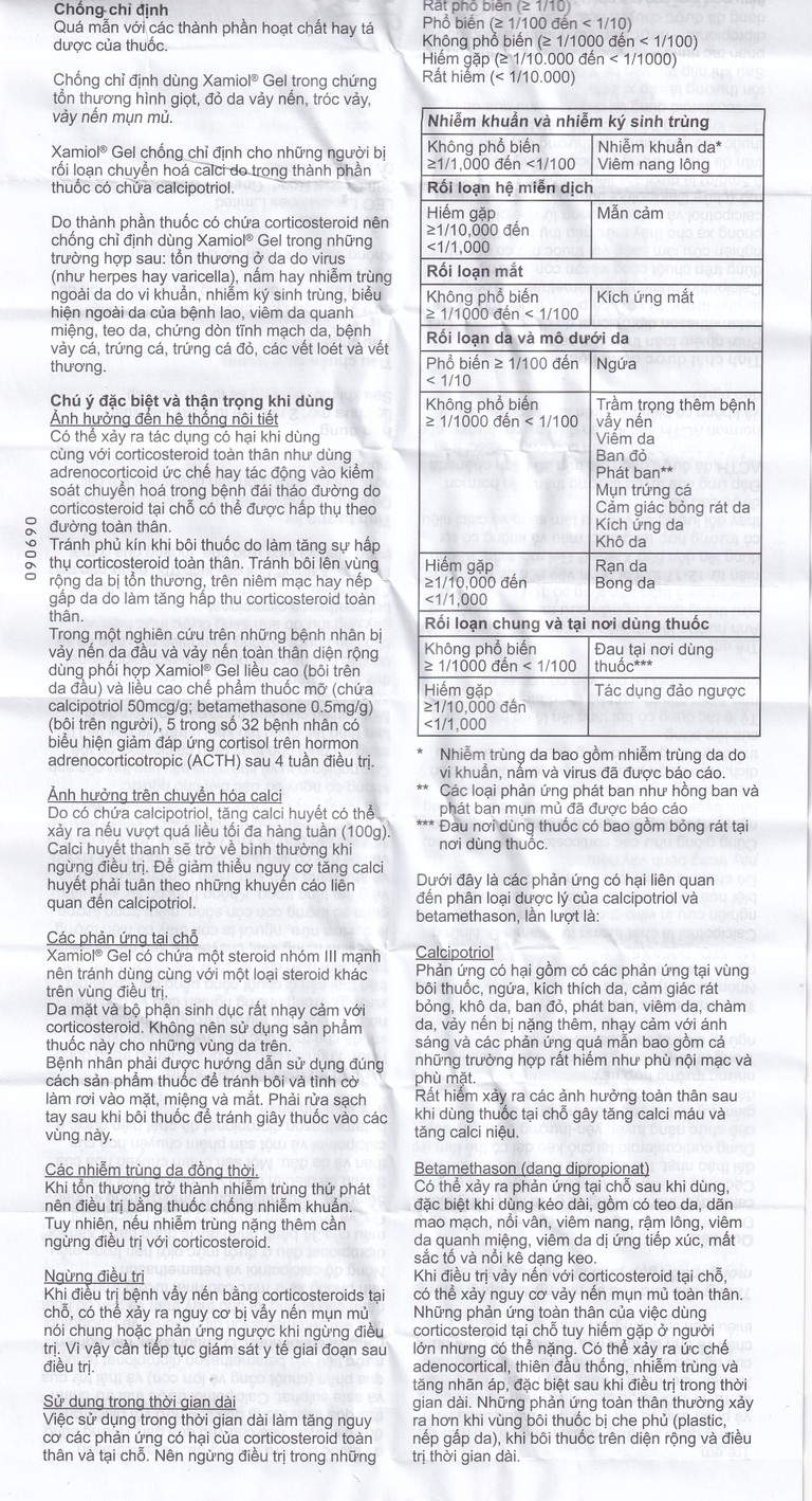 Gel Xamiol LEO điều trị tại chỗ bệnh vẩy nến da đầu (15g)