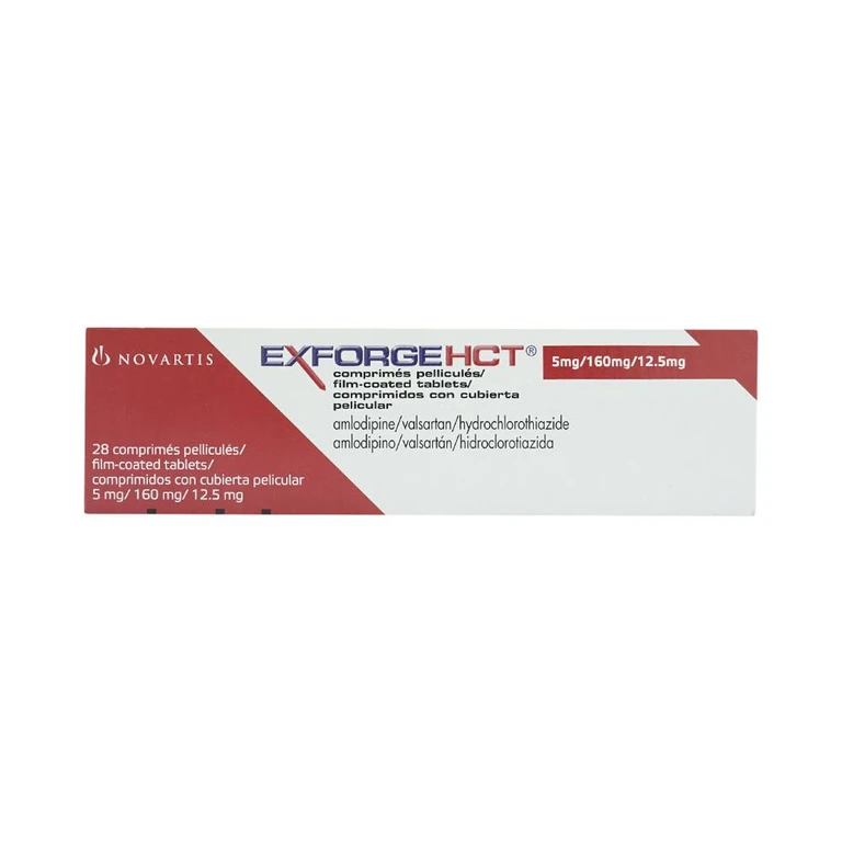 Exforge HCT 5mg/160mg/12,5mg - Thuốc trị tăng huyết áp