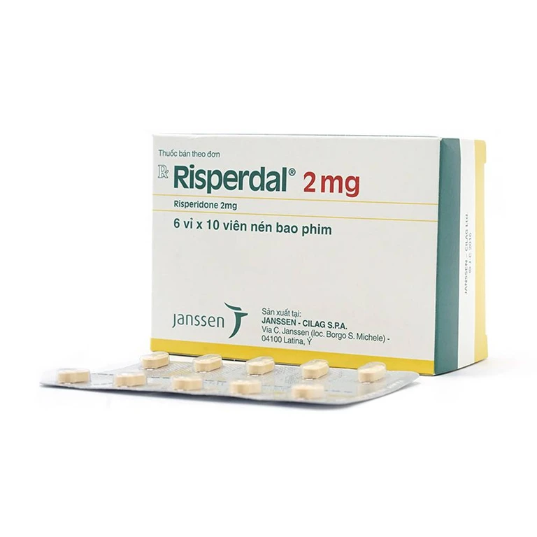 Thuốc Risperdal 2mg trị tâm thần phân liệt