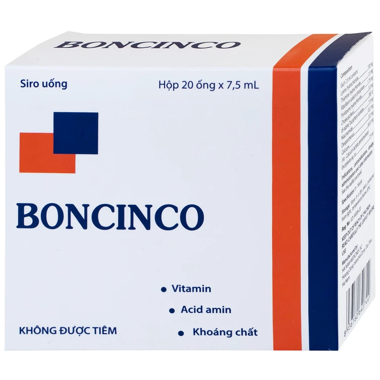 Thuốc Boncinco Hà Nam bổ sung các vitamin và acid amin
