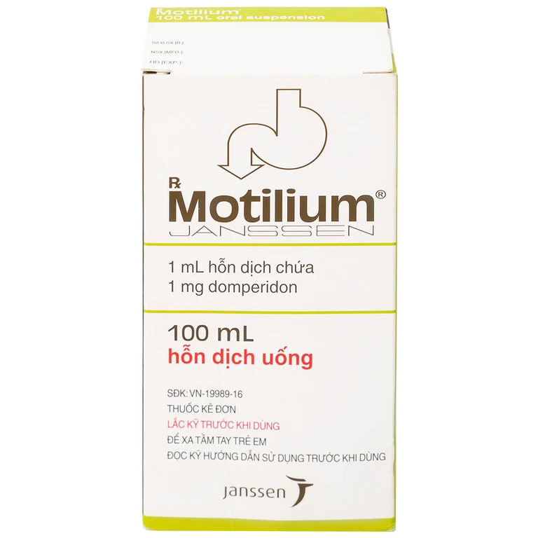 Hỗn dịch uống Motilium điều trị nôn và buồn nôn (100ml)