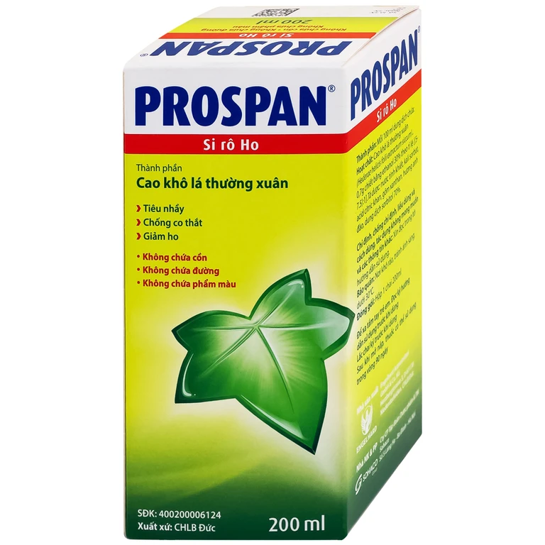 Thuốc Prospan Engelhard điều trị viêm phế quản mạn tính 200ml