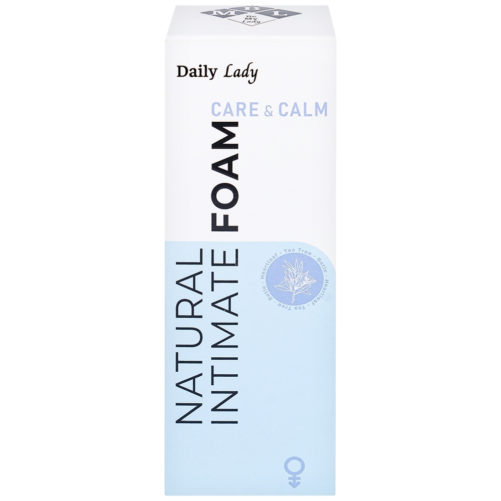 Hình ảnh Dung dịch vệ sinh phụ nữ dạng bọt Daily Lady Care And Calm vệ sinh cơ quan sinh dục, khử mùi hôi (100ml)