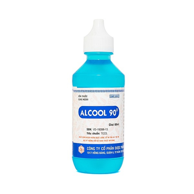 Alcool 90Độ 60Ml Xanh