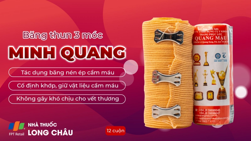 Băng thun 3 móc 550cm MQ 2