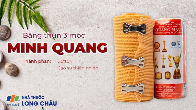 Băng thun 3 móc 550cm MQ 1