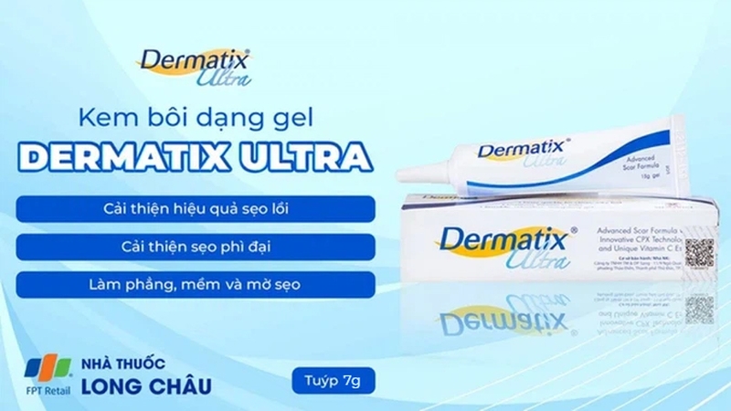 kem trị sẹo dermatix