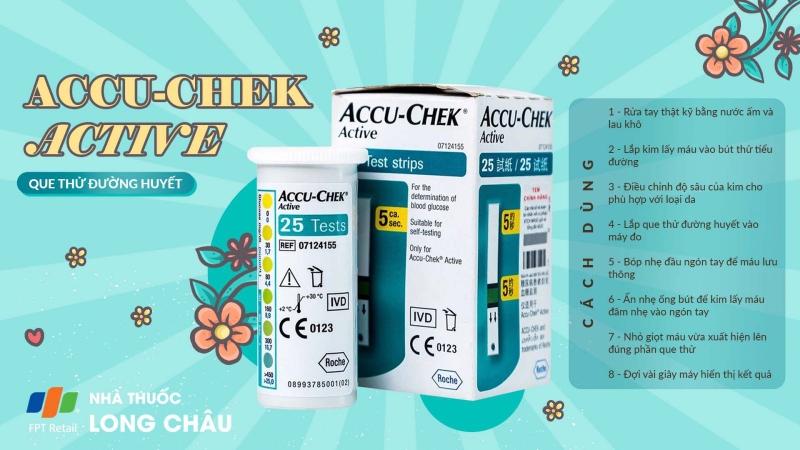 Que thử đường huyết Accu-Chek Active 1