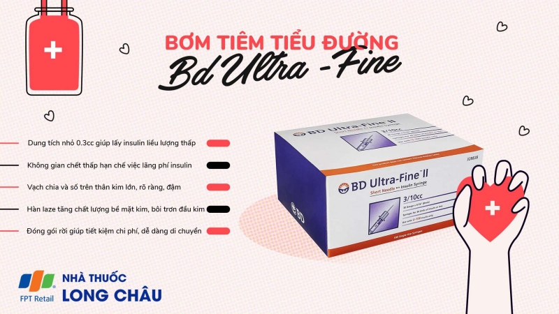 Bơm tiểu đường BD Ultra Fine 1