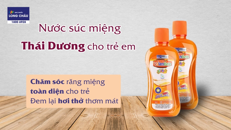 Nước súc miệng Thái Dương dành cho trẻ em