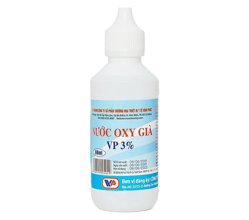 Nước Oxy già 3% Vĩnh Phúc 60ml