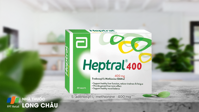 Viên uống tăng cường chức năng gan Heptral 400mg Abbott 1