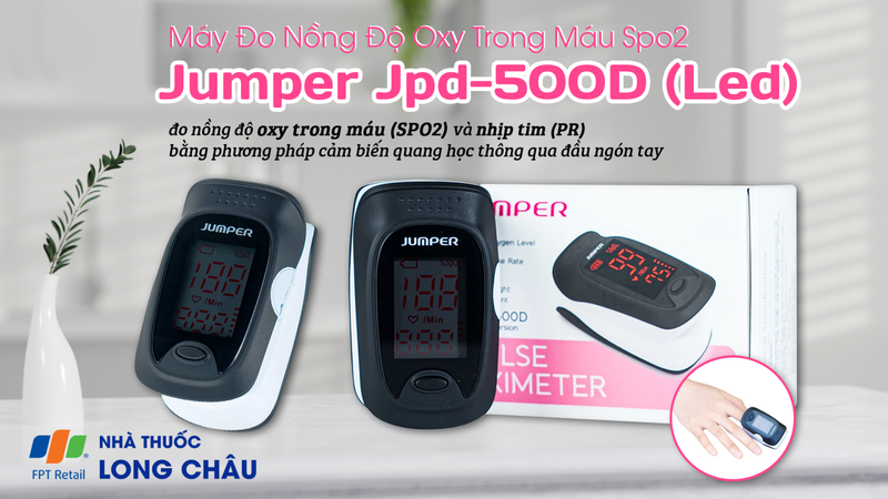 Máy Đo Nồng Độ Oxy Trong Máu Spo2 Jumper JPD-500D (Led)1