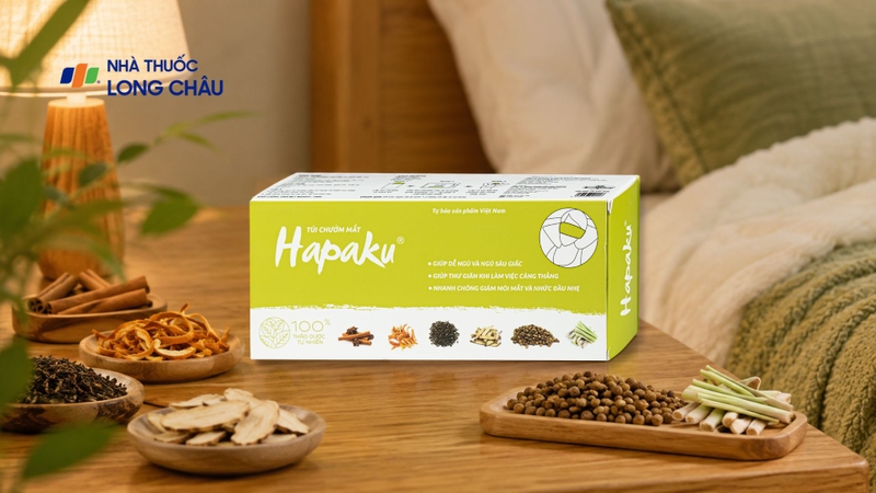Túi chườm mắt thảo dược Hapaku