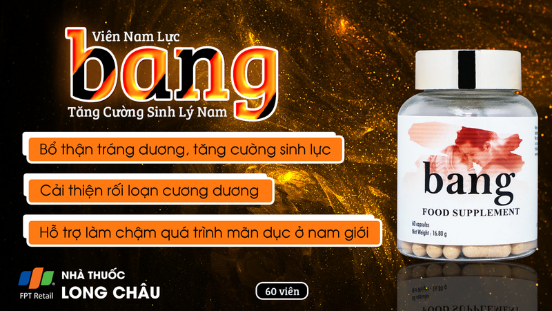 Viên nam lực Bang Cevrai làm chậm quá trình mãn dục nam