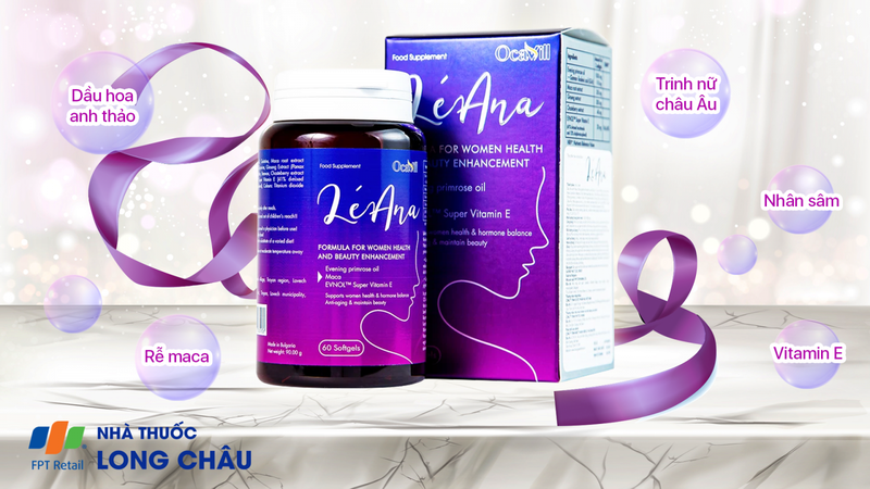 Viên Uống Léana Ocavill Hỗ Trợ Cân Bằng Nội Tiết Tố