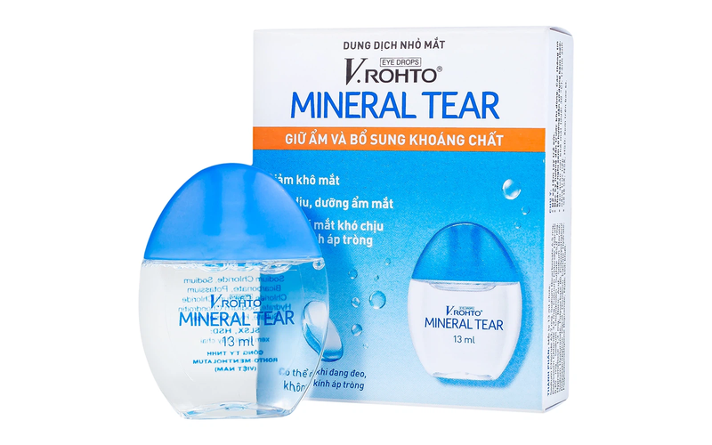 List thuốc, dung dịch nhỏ mắt V.Rohto được đánh giá cao