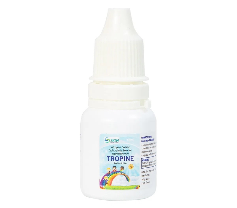 Dung dịch nhỏ mắt Tropine