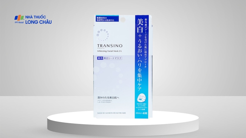 Mặt nạ Transino Whitening Facial Mask EX ngăn ngừa nám và tàn nhang