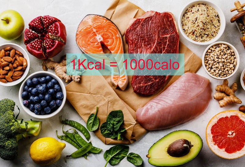 1 kcal bằng bao nhiêu calo 2