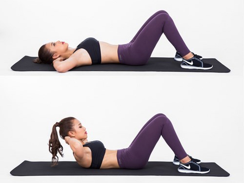 Crunch - tạo cơ bụng số 11