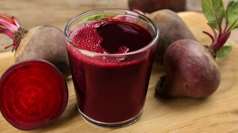 Nước ép củ dền có tác dụng ngăn ngừa lão hóa da