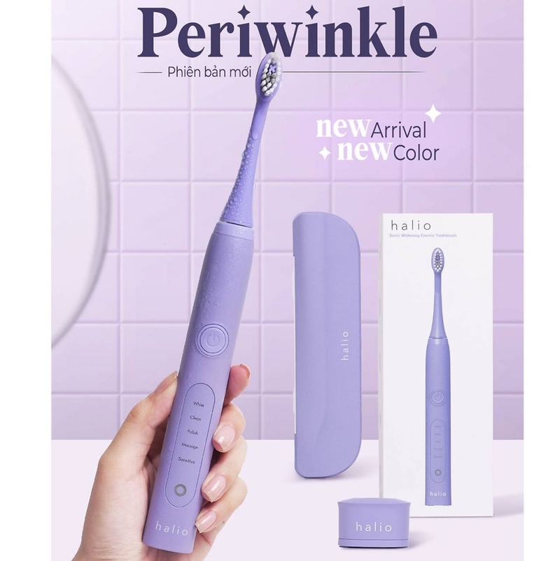 Chính sách bảo hành bàn chải điện Halio Sonic Whitening Toothbrush Periwinkle Limited Editon 1