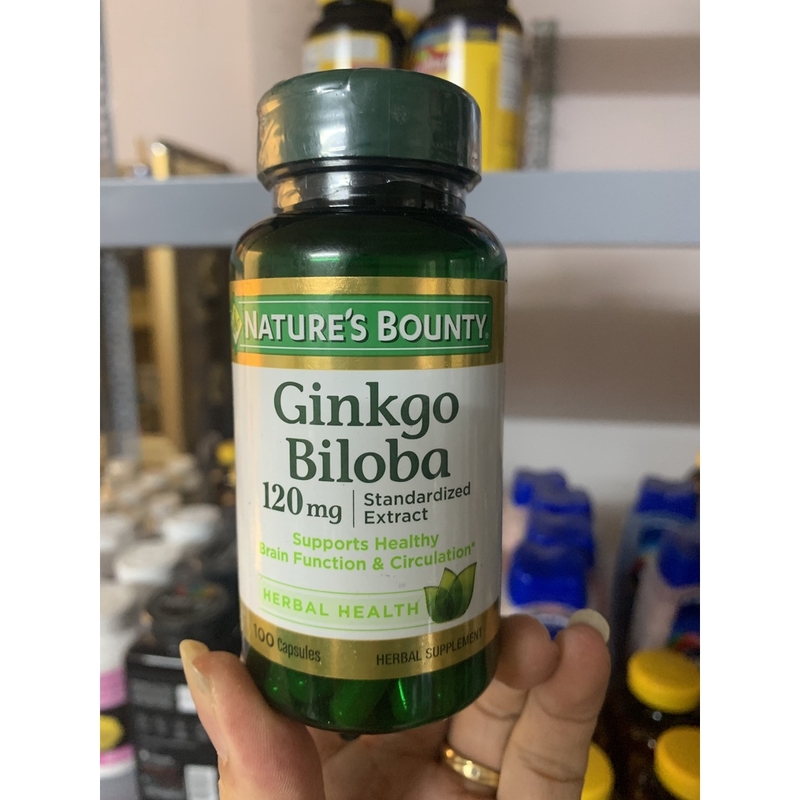 Viên uống bổ não Nature's Bounty Ginkgo Biloba đến từ Mỹ