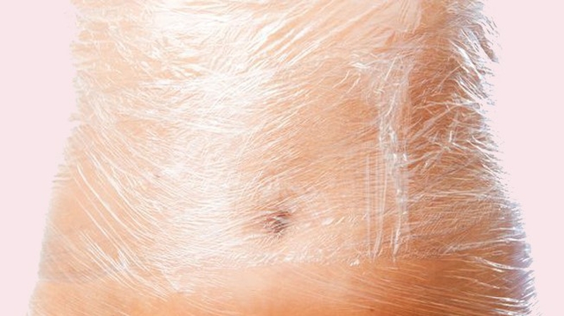 4 cách nịt bụng bằng màng bọc thực phẩm giảm mỡ hiệu quả, an toàn 4