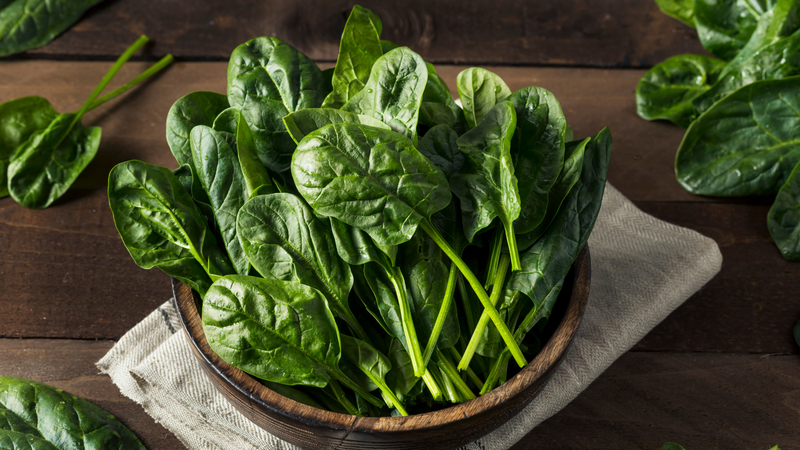 Rau bina cung cấp nhiều kali và magie, giúp cân bằng huyết áp