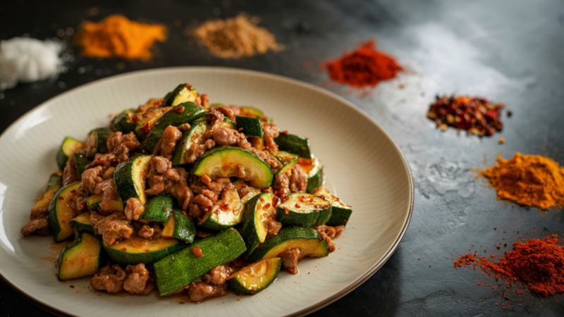 Bí ngòi xào hạt điều là món ăn thanh mát, giàu magie và dưỡng chất tốt cho sức khỏe