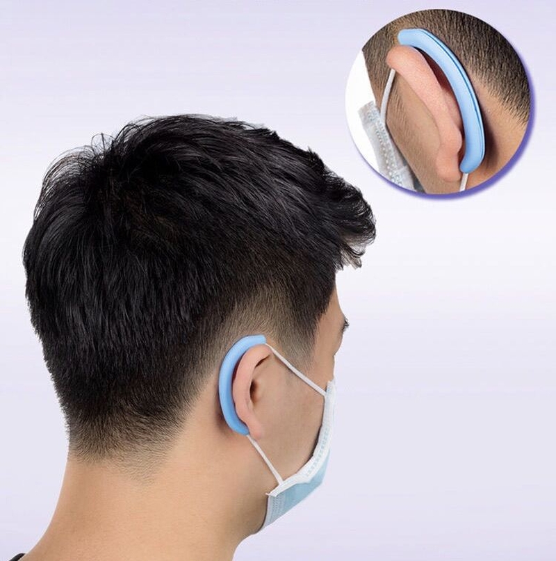 Sử dụng lót tai giả có thể giúp người đeo khẩu trang không bị đau tai