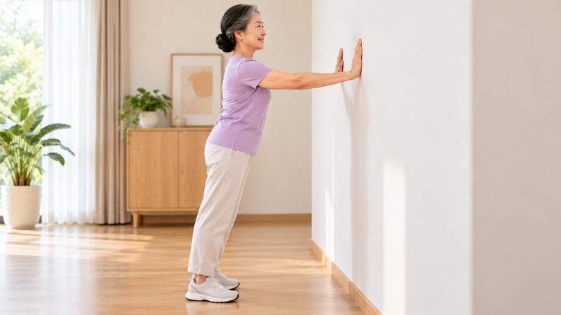 Trượt tay trên tường giúp duy trì khả năng vận động của khớp vai