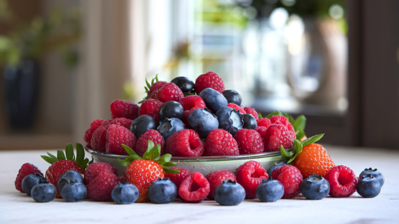 Các loại quả mọng giàu chất chống oxy hóa hỗ trợ tăng sinh collagen tự nhiên