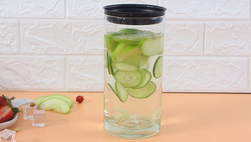 Detox dưa leo, táo, sả