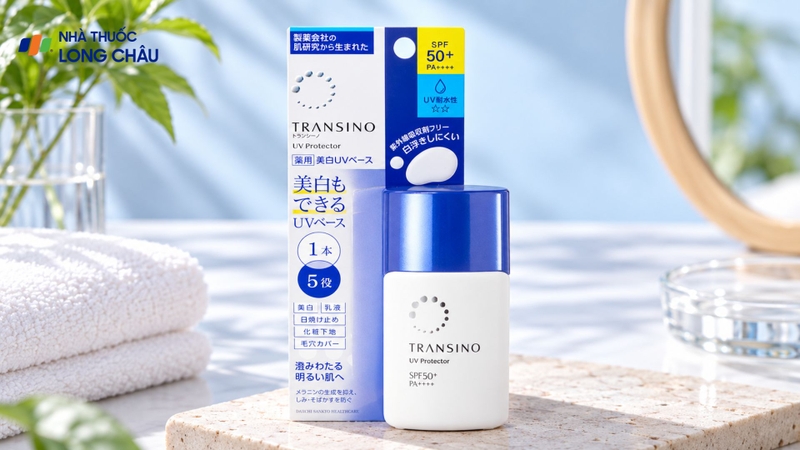 Transino Tone Up CC Cream kết hợp chống nắng và hiệu ứng hiệu chỉnh màu da