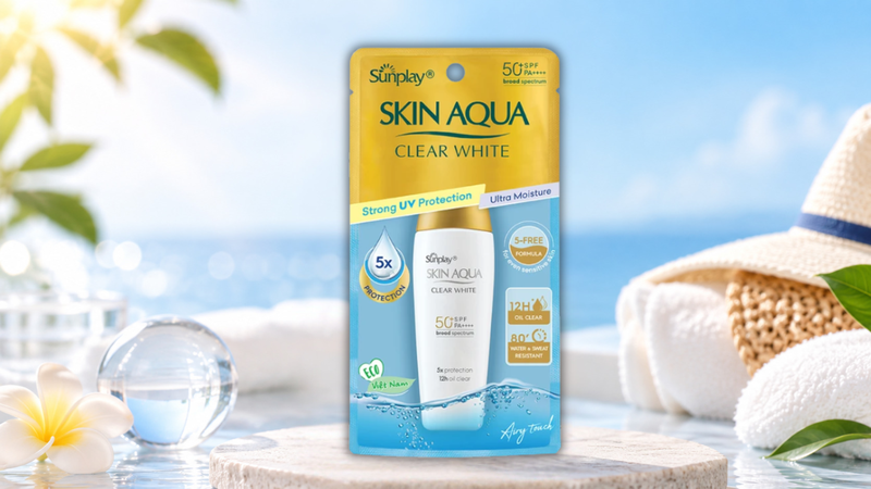 Sữa chống nắng Sunplay Skin Aqua SPF50+ Clear White