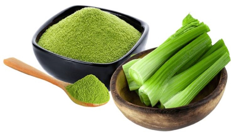 Bột cần tây sau khi được sấy lạnh sẽ có hương vị dịu và ngon&nbsp;hơn mà vẫn cung cấp đủ chất dinh dưỡng