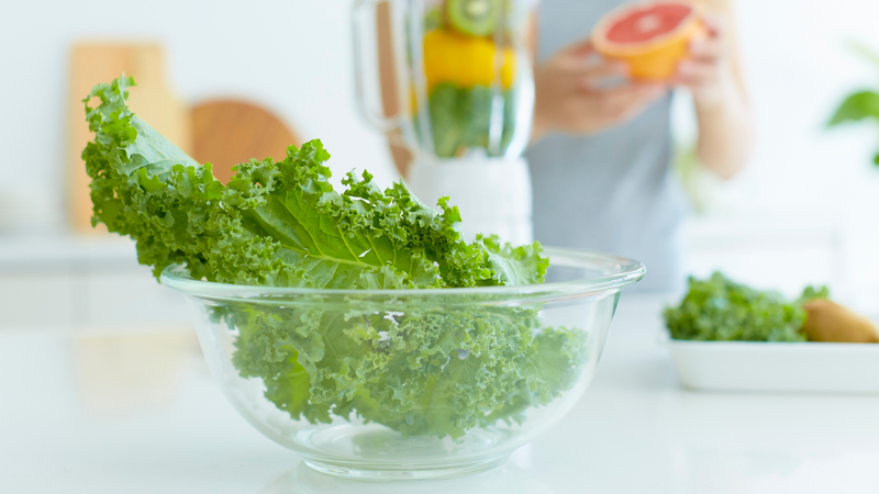 Trong 100 g cải xoăn (kale) có gần 3 g protein