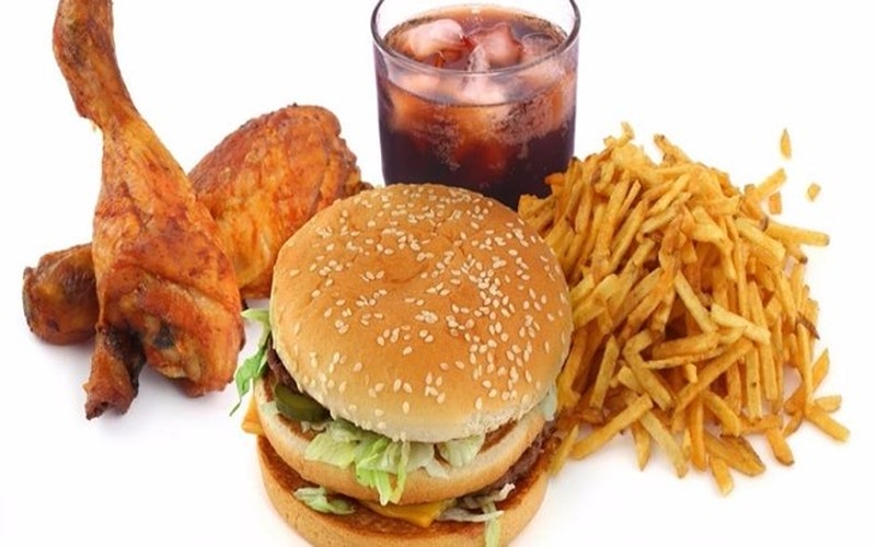không dùng quá nhiều thức ăn nhanh