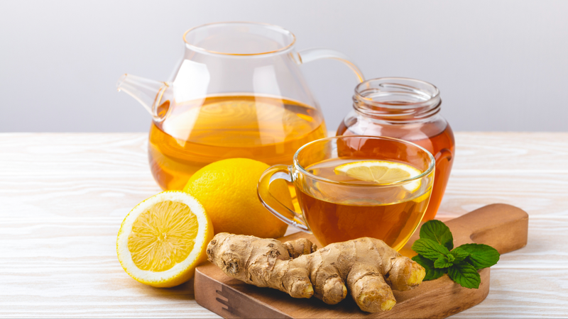 Trà gừng giảm co thắt dạ dày và giúp cải thiện tiêu hóa