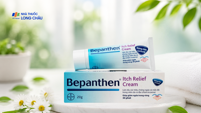 Bepanthen Itch Relief Cream là sản phẩm chăm sóc da được thiết kế dành cho làn da khô, nhạy cảm và dễ bị kích ứng