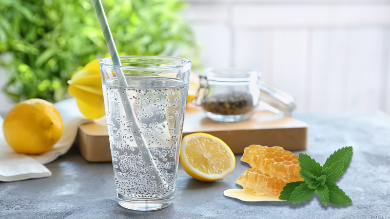5 Lợi ích khi uống nước hạt chia thêm chanh, mật ong trước bữa sáng 1