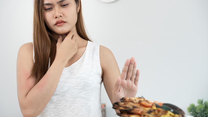 Những người có tiền sử dị ứng hải sản cần đặc biệt cẩn trọng khi ăn cá khoai