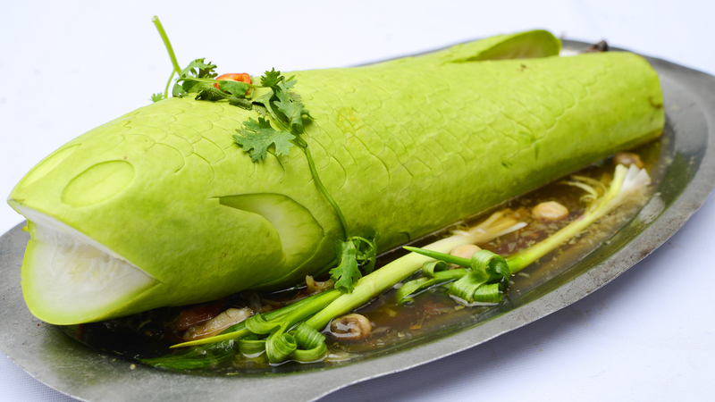 Bầu nhồi thịt giúp tăng thêm hương vị và giá trị dinh dưỡng cho bữa ăn gia đình