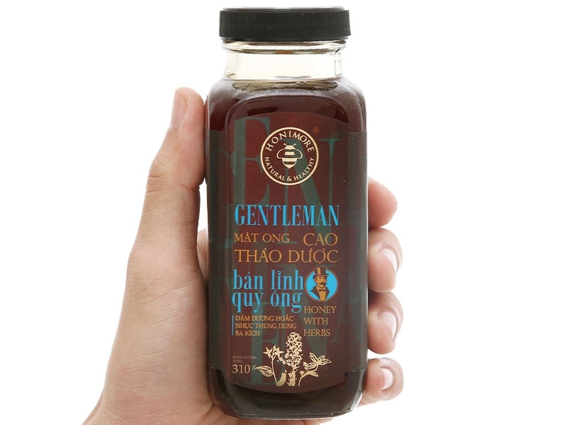 Sản phẩm mật ong tốt nhất hiện nay: Mật ong cao thảo dược Gentleman Honimore
