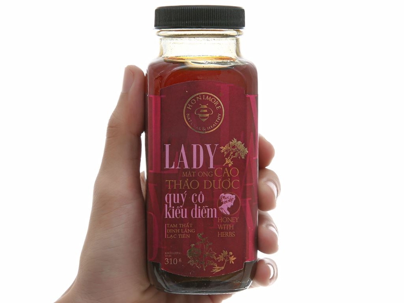 Sản phẩm mật ong tốt nhất hiện nay: mật ong cao thảo dược Honimore Lady
