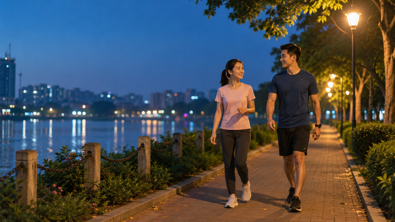 Đi bộ sau bữa tối giúp cơ thể sử dụng glucose hiệu quả hơn
