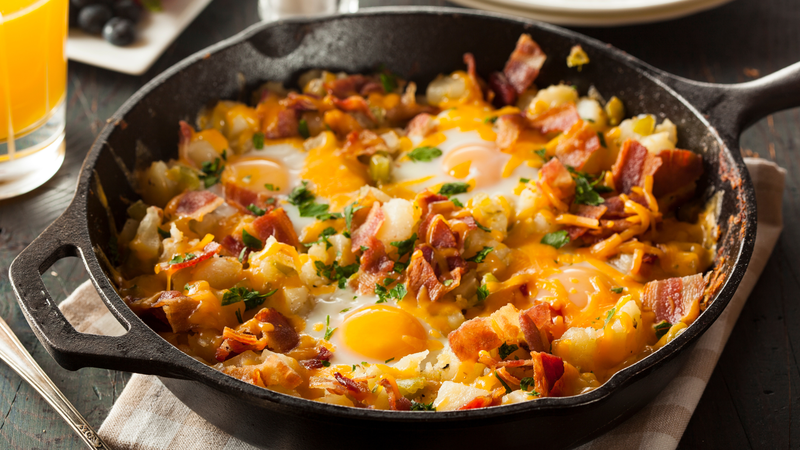 5 thực đơn bữa tối giảm cân với khoai lang và trứng 3